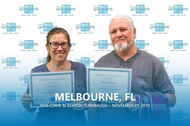New Owners at The Glass Guru of Melbourne, FL