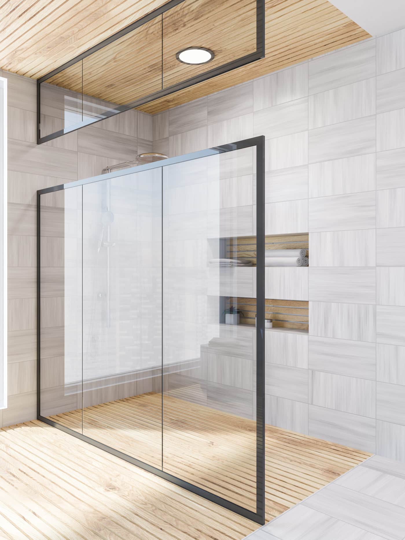 Glass Shelves for Shower Storage - Shower Door Experts