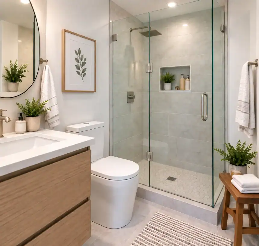 Can New Shower Glass Make a Bathroom Look Bigger? Can New Shower Glass Make a Bathroom Look Bigger?